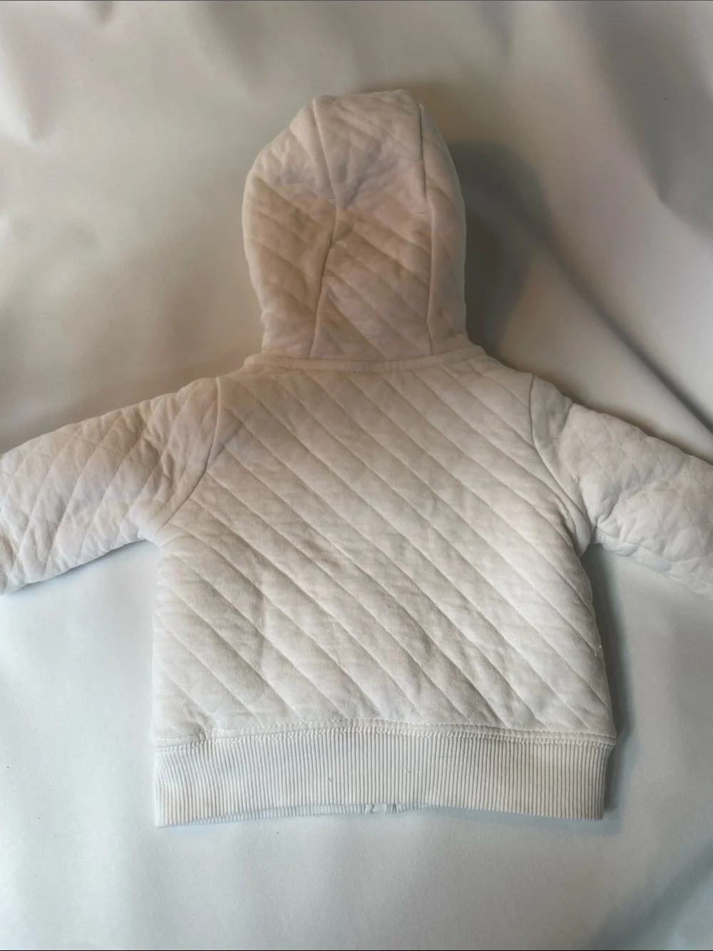 Carter's Quilted Hooded Baby Jacket in Cream